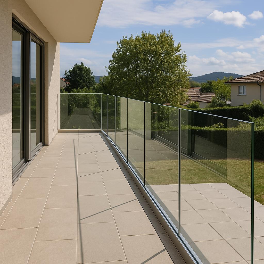 instalar barandilla de cristal