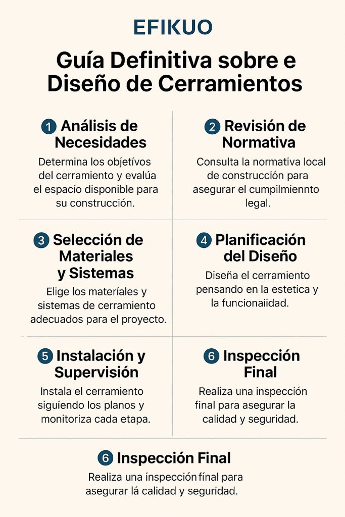 diseño de cerramientos