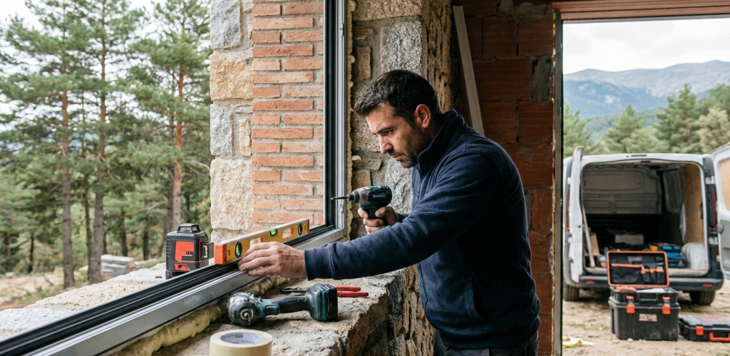 montaje de cerramientos profesional en vivienda asegurando eficiencia energética