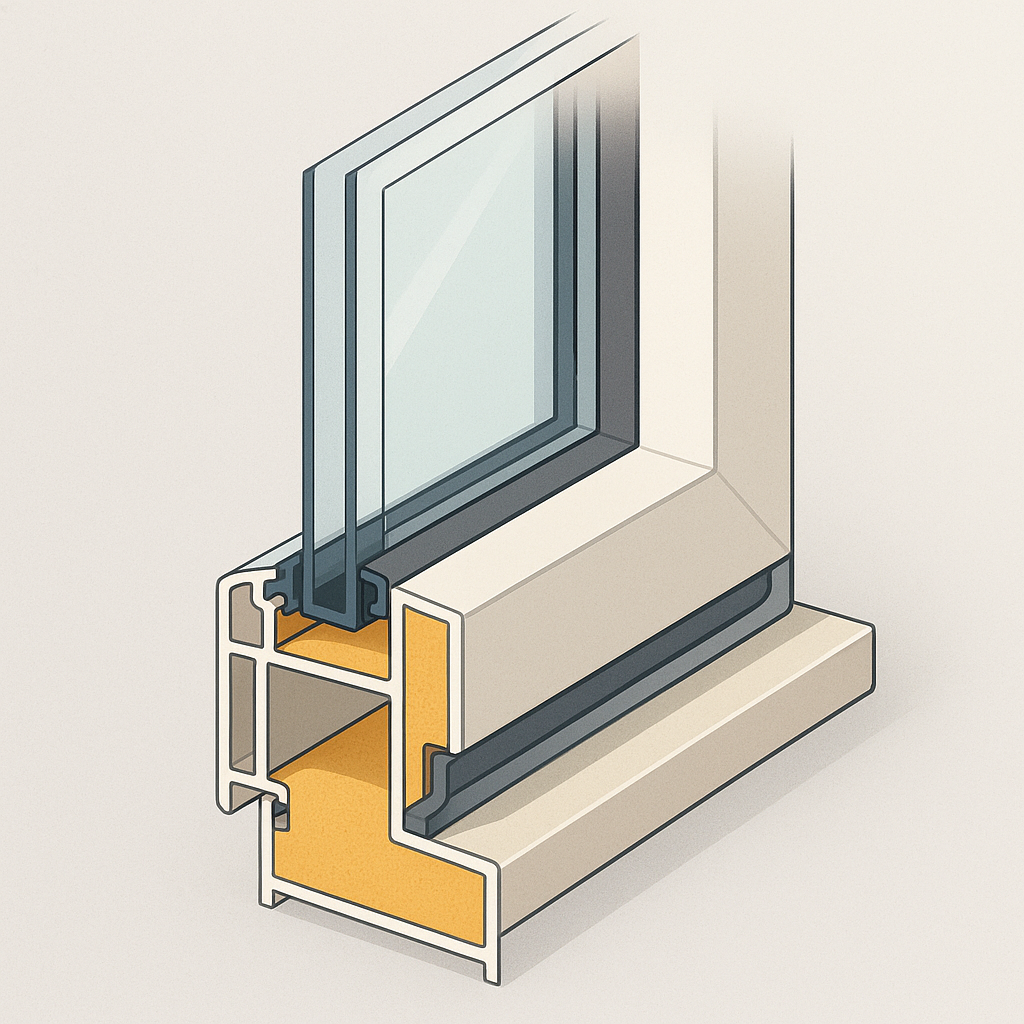 Imagen técnica sobre ¿Merece la pena instalar ventanas con rotura de puente térmico?