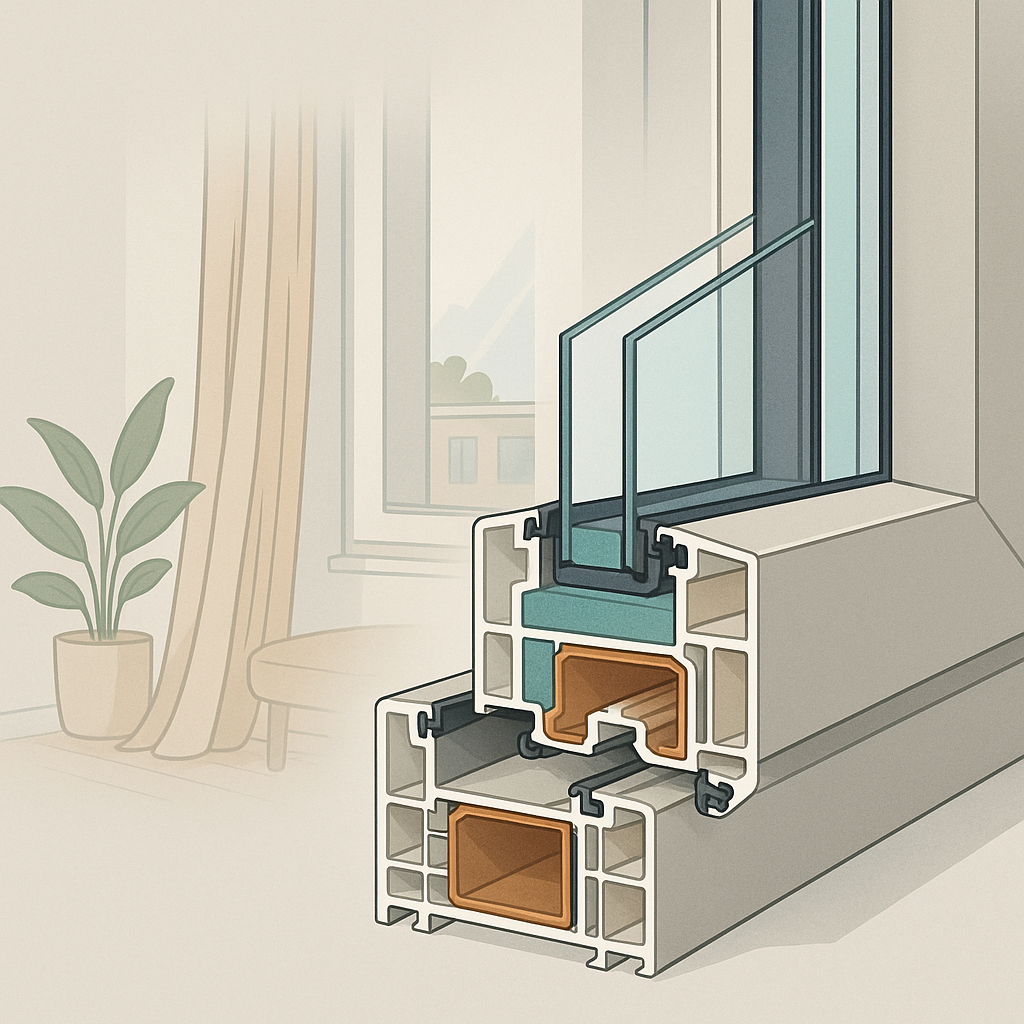 Imagen técnica sobre ¿Dónde se fabrican las ventanas Kömmerling?