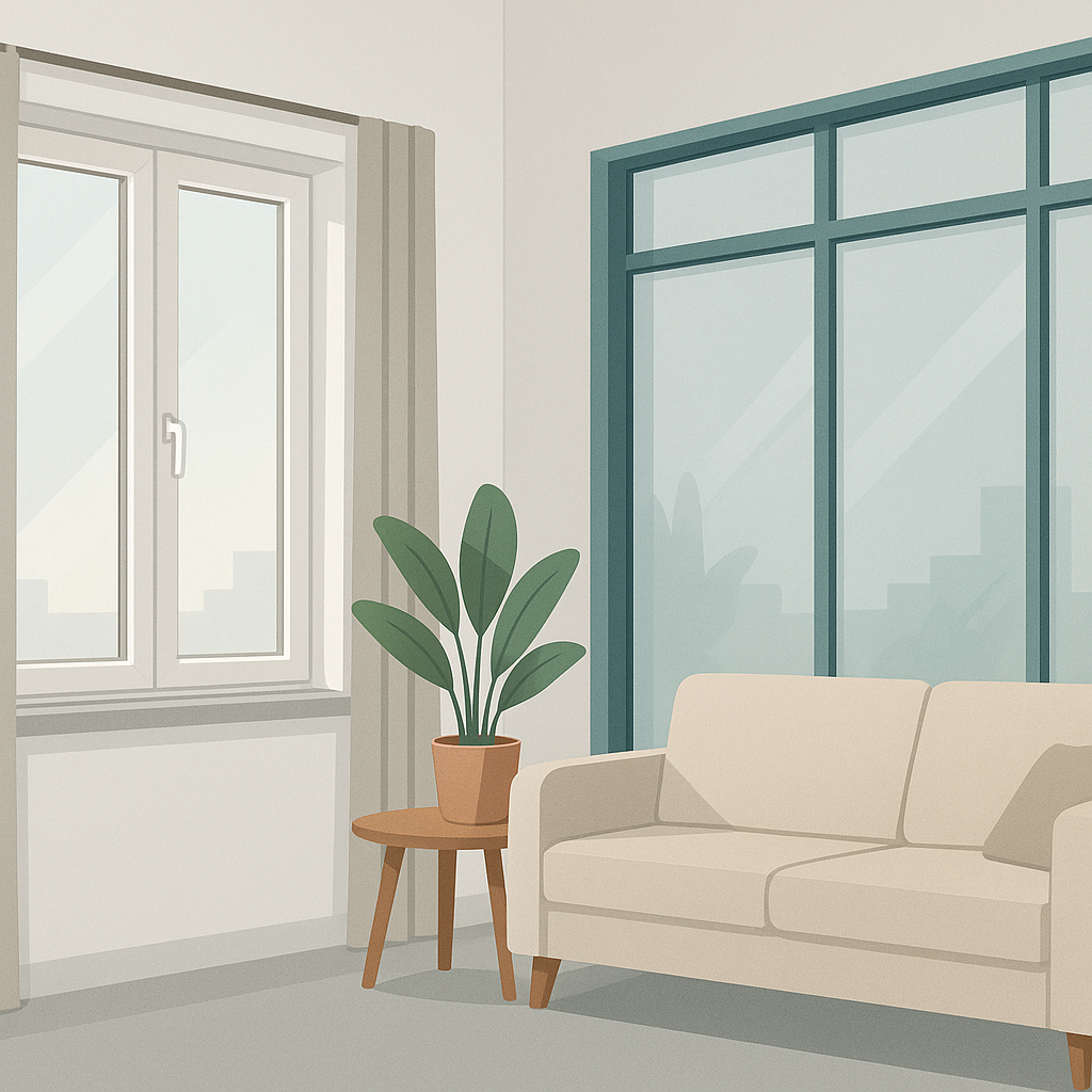 ventanas correderas o abatibles en una comparativa visual de aislamiento, espacio y estanqueidad para elegir mejor