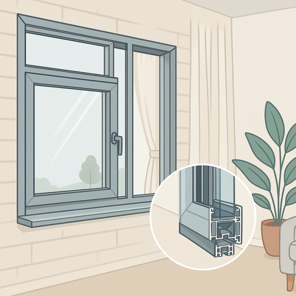 ventanas de PVC en una vivienda, con énfasis en el aislamiento acústico frente al ruido exterior